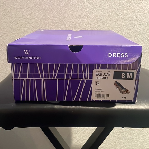 Worthington Leopard Heels Size 8 - Glossy - Picture 6 of 6